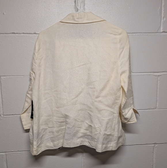 New Linen Blend East 5th Top (Petite Medium) & Pants (6 Petite Pant) Combo - Picture 6 of 13